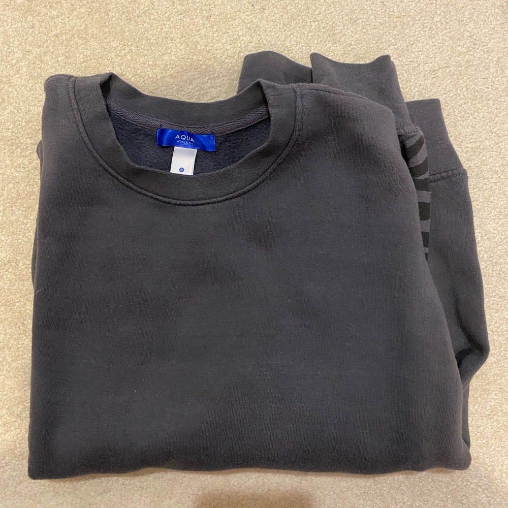 Aqua Athletic Zebra Print Sweatshirt